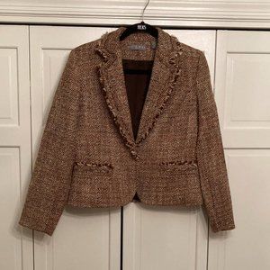 Rusty red and brown blazer by Kate Hill ( petite ) 8